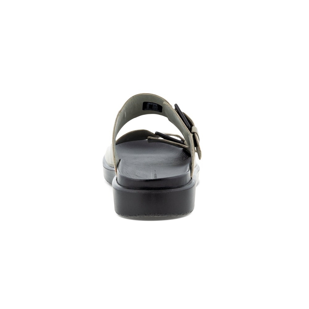 ECCO Mens Slides Grey - Flowt Lx - KWO-769352